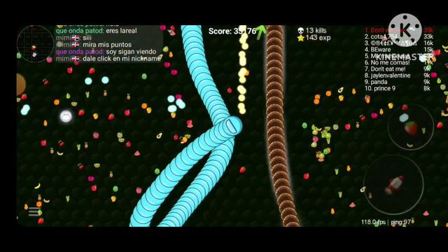 Insane, cyan Among us skin in Viper.io!!! смотреть онлайн