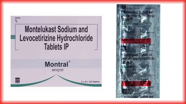 Montral Tablet Benifit,Composition,Dose - Montelukast & Levocetirizine Tablet