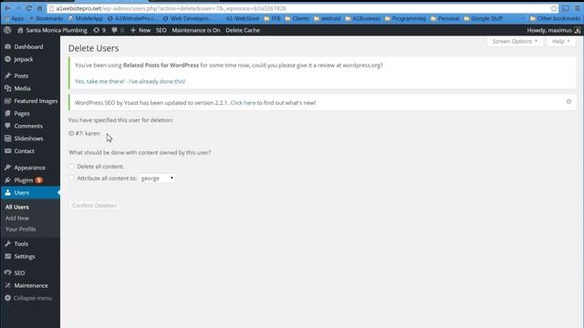 How To Delete A User Without Deleting Content in WordPress смотреть онлайн