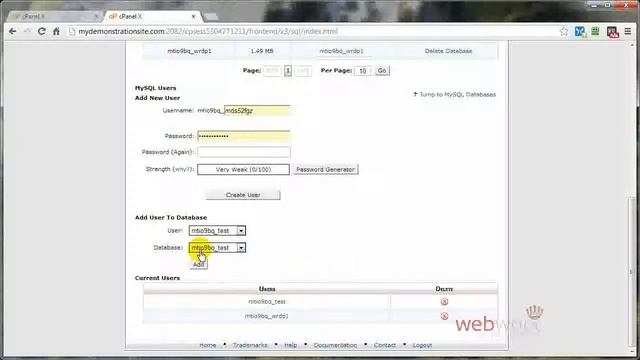 How to Create a My SQL Database Using cPanel смотреть онлайн