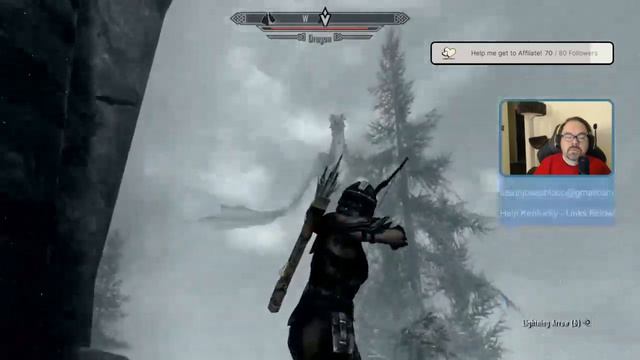 Saturday Night Skyrim - Dragon Fight at Eldersblood Peak смотреть онлайн