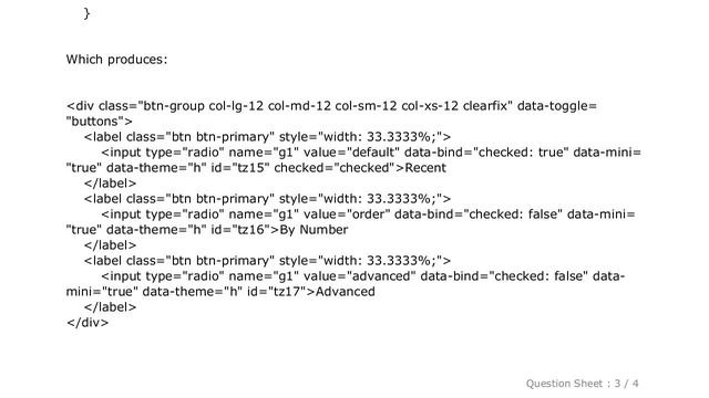 jQuery : Initialising a dynamically-created btn-group of radio buttons смотреть онлайн