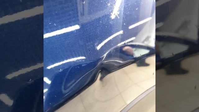 Ремонт вмятины на заднем правом крыле автомобиля Mazda CX-5 смотреть онлайн