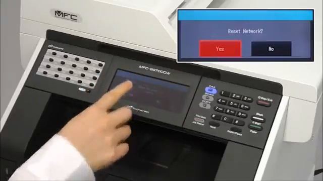 How do I perform a Network Reset? | Brother MFC9970CDW смотреть онлайн