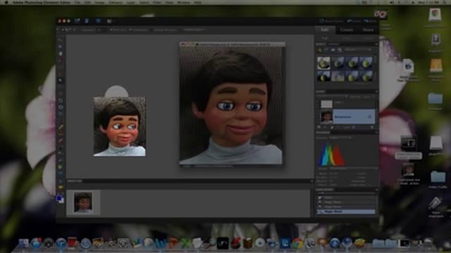 Magic Wand Tool Photoshop - Photoshop Elements Tutorial смотреть онлайн