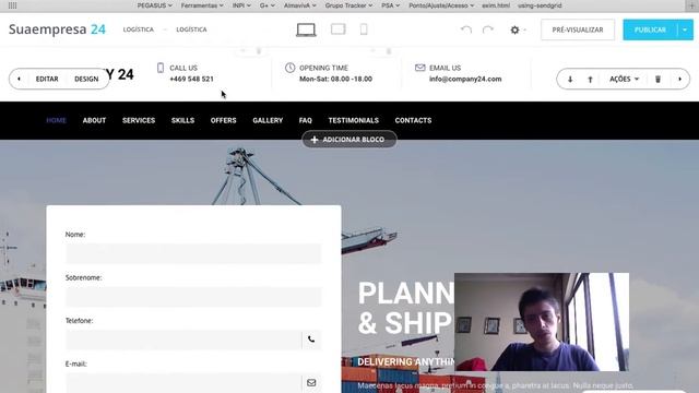 Como criar seu website no Bitrix24 - Pegasus смотреть онлайн