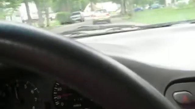 Small burnout + drive around the block 95 Eclipse GS after engine build!! Also, me vs. vw golf! lol смотреть онлайн