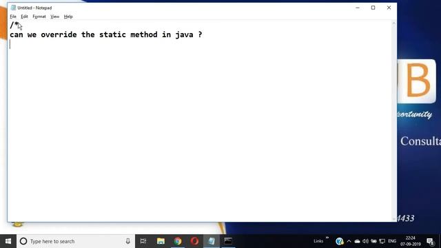 can we overload the static method in java смотреть онлайн