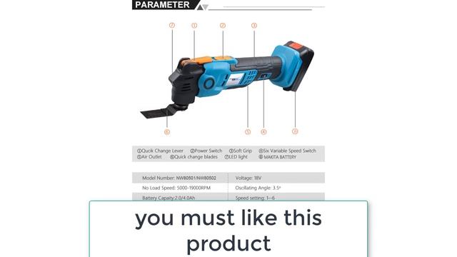 Best Oscillating Tool | Newone Cordless 20V Quickrelease Oscillating Tool Review смотреть онлайн