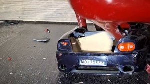 Model Car Crush with Buffalo High Heels. In Corporation with #diecastcrushing ??