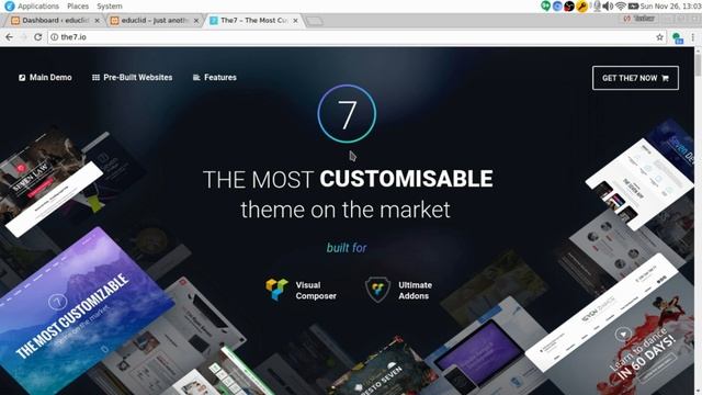 Wordpress Advance Theme The7 Introduction смотреть онлайн