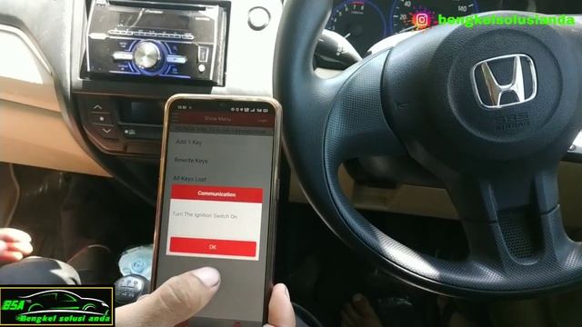 tambah kunci immobilizer honda mobilio type s / brio type a смотреть онлайн