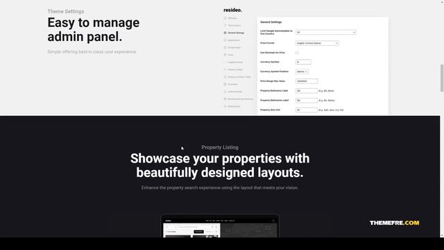 Resideo - Real Estate WordPress Theme realtor homes Build Website смотреть онлайн