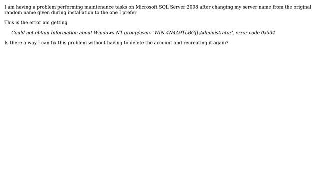 DevOps & SysAdmins: SQL Server maintenance tasks cannot run after changing computer name смотреть онлайн