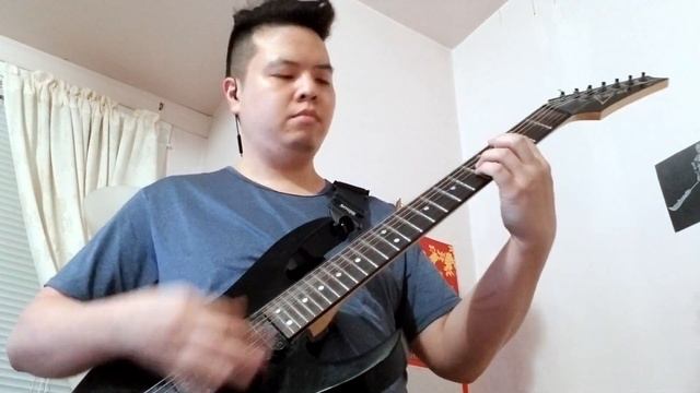 Muse - Hysteria Guitar Cover With a 7 String Guitar смотреть онлайн