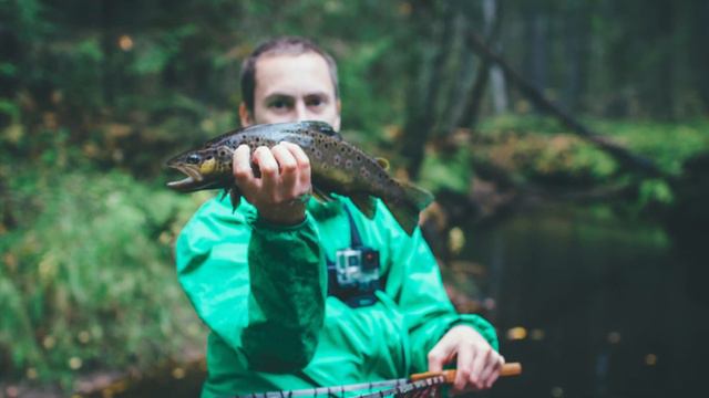 Trout fishing in Karelia. Autumn. Again going to the old places. Returning to water pits inhabitats смотреть онлайн