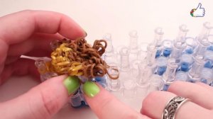 "Ёжик"-3D фигурка из резиночек. Видеоурок #69