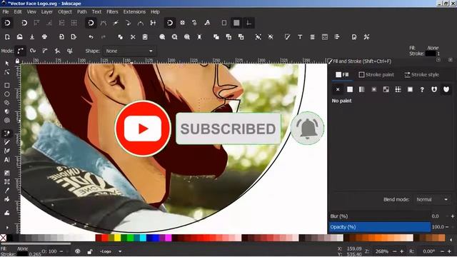 How To Make Face Character Logo in Adobe Illustrator or Inkscape смотреть онлайн