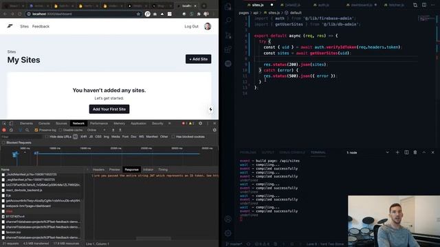 React 2025 – Authentication on API Routes (Firebase JWT) смотреть онлайн