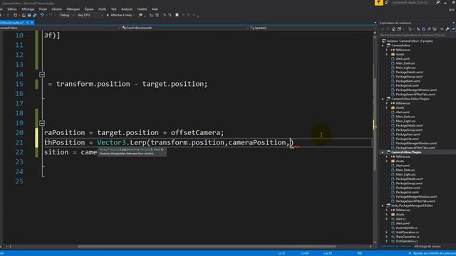 Comment créer facilement une camèra qui suit le personnage à la troisième personne dans UNITY3D смотреть онлайн