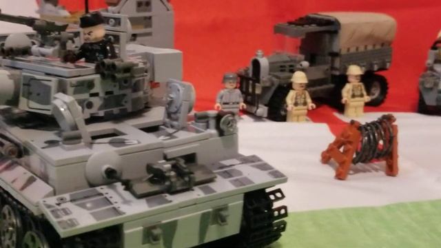 Sembo Block vs Cobi Tiger tank comparison with a bit of Lego смотреть онлайн