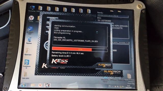 ML320 EDC16CP31 with Kess V2 5.017.  Думал завалил а оказалось нет...