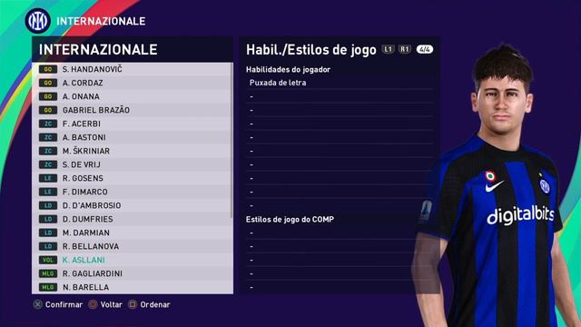 Inter de Milão 100% atualizado PES 2021 смотреть онлайн