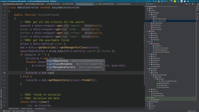 4 - Easy Admin Customization: Listing - Backend Controller (Read Desc) смотреть онлайн
