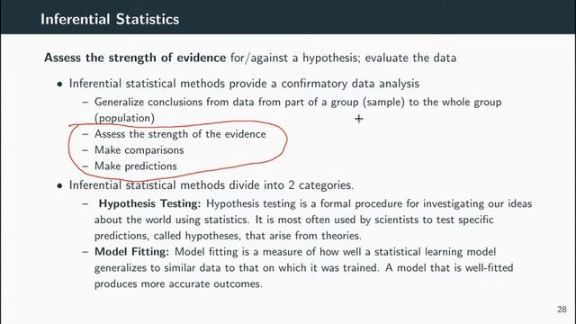 Lecture-7: Python for Health Data Analytics | Statistics: Part 1 смотреть онлайн