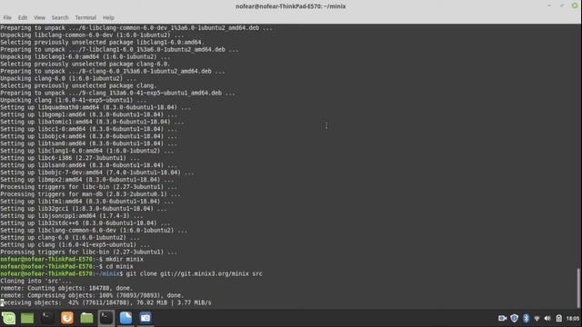 How to compile MINIX's source code to target file and run it on qemu-kvm. смотреть онлайн