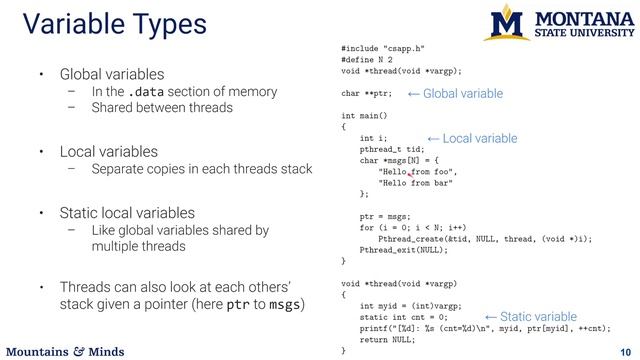 Sharing data in threads смотреть онлайн