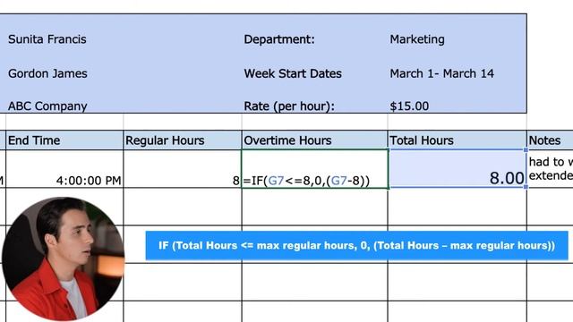 How to Create a Timesheet in Excel - Template Included смотреть онлайн