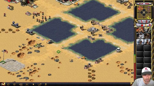 Epic Red Alert 2 Gameplay: 4-Player Free-for-All on Kikematamitos Map! смотреть онлайн