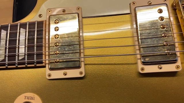 2015 Gibson Les Paul Standard Golden Pearl смотреть онлайн
