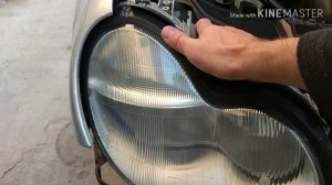 Mercedes W203, Фары Как Снять Поставить по Пырому ®️