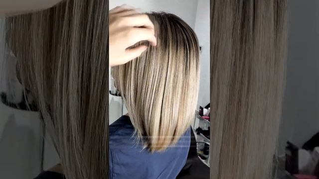 Окрашивание волос до?/после? смотреть онлайн