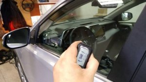 Toyota RAV4 дистанционный запуск remote engine start Starline E96 bt