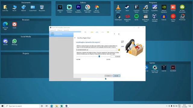 COMO CRIAR UMA MÁQUINA VIRTUAL 32 E 64 BITS - TECNOLOGIA SINCERA смотреть онлайн