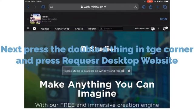 How to get Roblox studio on Phone and IPad 2020 смотреть онлайн