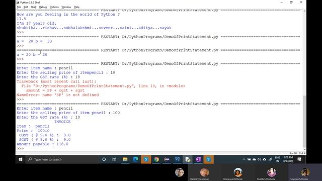 Simple Input and OutputAndDataTypes In Python смотреть онлайн