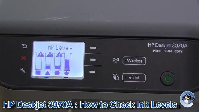 HP DeskJet 3070A: How to Check Estimated Ink Levels смотреть онлайн