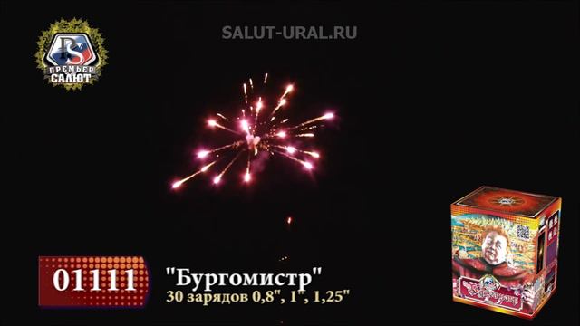 01111 Салют (30х0,8",1",1,25") Бургомистр смотреть онлайн