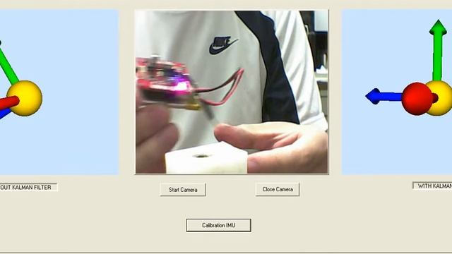 Orientation tracking using wireless IMU (with and without Kalman filtering).avi смотреть онлайн