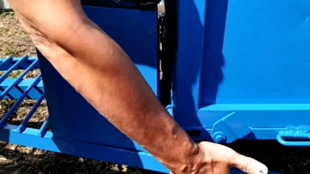 Телега для мотоблока с откидным механизмом.