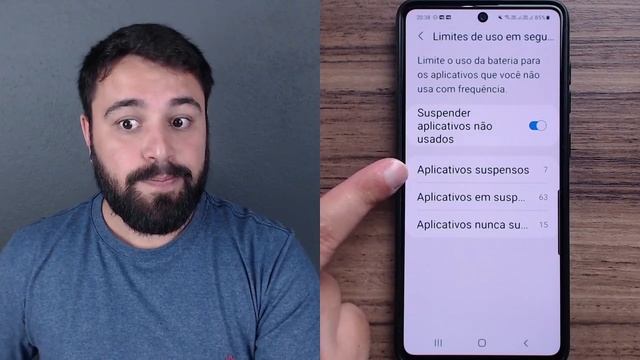 PARA QUE SERVE A FUNÇÃO " SUSPENDER APLICATIVOS NÃO USADOS " E COMO ECONOMIZAR A BATERIA DO CELULAR смотреть онлайн