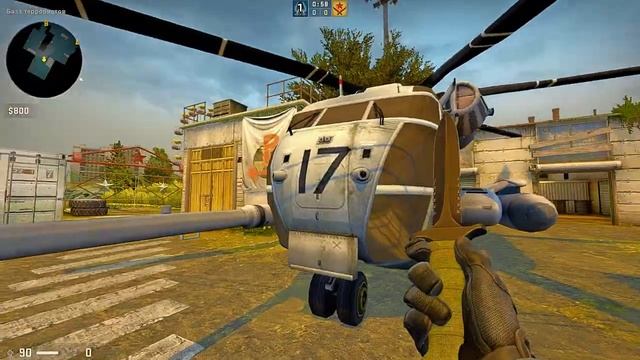 Спавн вертолёта в КС ГО | CS GO смотреть онлайн