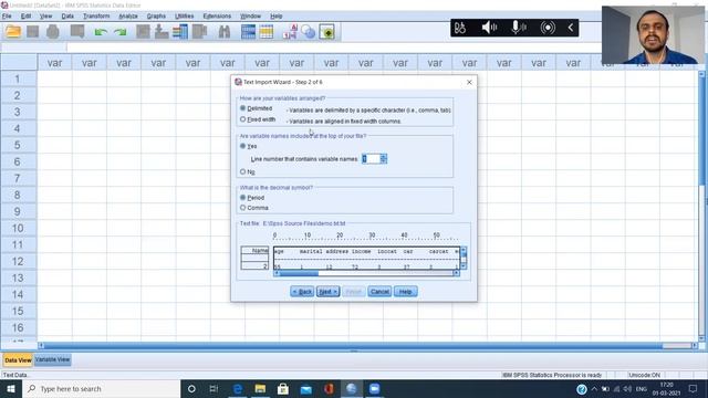 How to Import a Tab delimited file смотреть онлайн