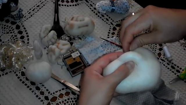 Мастер класс. Очень подробный. Кукла  из капрона Спальничек)