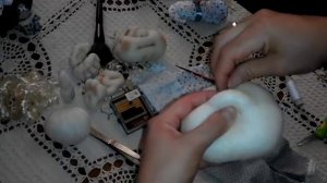 Мастер класс. Очень подробный. Кукла  из капрона Спальничек)