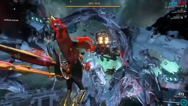 Warframe - Jordas Golem Boss Fight смотреть онлайн
